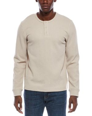 Onia Heavyweight Waffle Henley - Natural