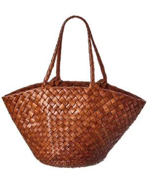 Dragon Diffusion Egola Leather Tote - Brown