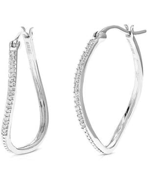 Amairah 0.25 Ct. Tw. Diamond Hoops - White