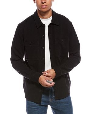 Vince Pique Shirt Jacket - Black