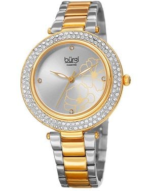 Burgi Burgi Stainless Steel Watch - Metallic