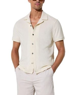Reiss Eden Toweling Shirt - White