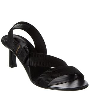 Ferragamo Vara Bow Leather Sandal - Black