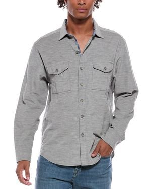 Tommy Bahama Coastline Corduroy Heather Bay Shirt - Grey