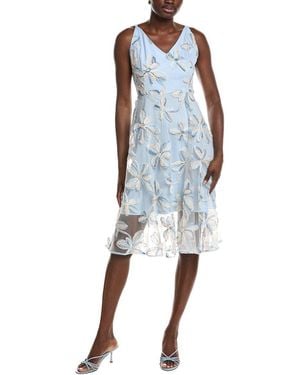 Sam Edelman 3D Daisy Midi Dress - Blue