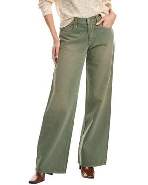 SLVRLAKE Denim Denim Mica Wide Leg Jean - Green