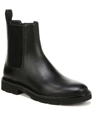 Vince Ryker Leather Bootie - Black
