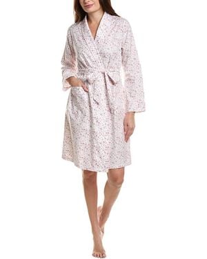 Petite Plume Twill Robe - Pink