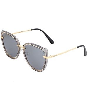 Bertha Rylee 58mm Polarized Sunglasses - Metallic
