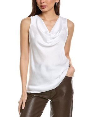 Joseph Ribkoff Cowl Tank - White