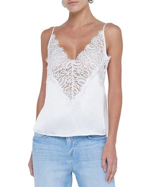 L'Agence Priya Tank Top - White