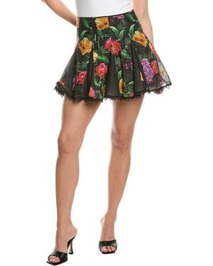 Charo Ruiz Oxaya Mini Skirt - Green