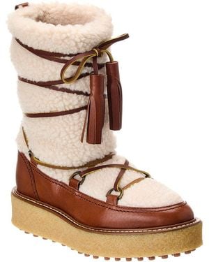 Tod's Tods Gomma Patent Knee-High Boot - Brown