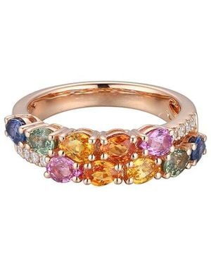 Gregg Ruth 14K 2.24 Ct. Tw. Diamond & Gemstone Ring - White