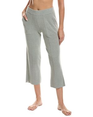 Barefoot Dreams Cozychic Ultra Lite Ribbed Pintuck Crop Pant - Gray