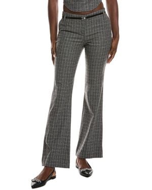 Maje Woven Trouser - Gray