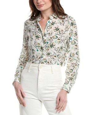 Marella Goccia Silk Shirt - Grey