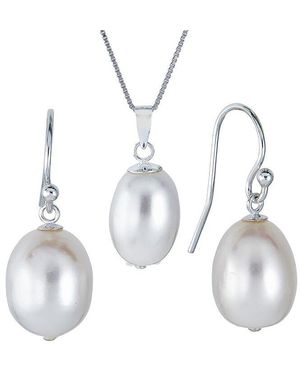 Belpearl 9Mm Pearl Earrings - White