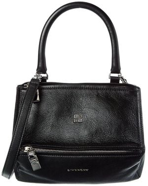 Givenchy Pandora Small Leather Satchel - Black