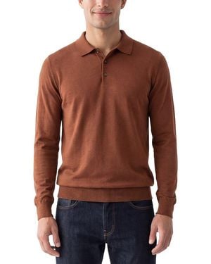 RAFFI Jersey Polo Jumper - Red
