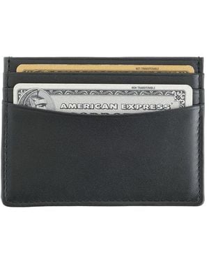 ROYCE New York New York Leather Rfid Blocking Credit Card Id Case - Black