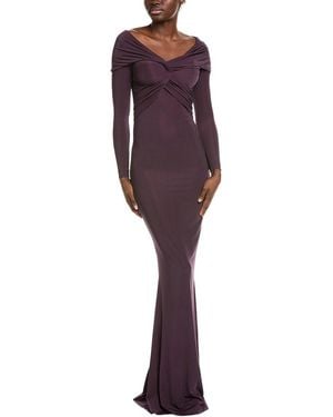 La Petite Robe Di Chiara Boni Fiaba Gown - Purple