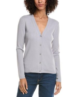Theory Wide Rib Wool-Blend Jumper - Grey