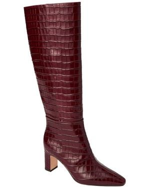 J.McLaughlin Eden Leather Knee-High Boot - Red