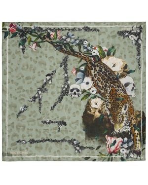 Zadig & Voltaire Lita Wild Scarf - Green