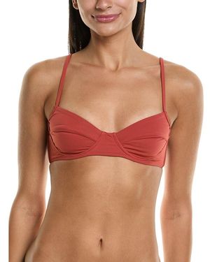 Mara Hoffman Lua Bikini Top - Red