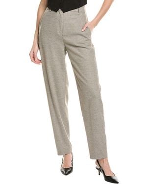 BOSS Tabitha Wool-Blend Trouser - Natural