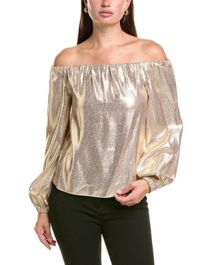 Ramy Brook Esther Silk-Blend Top - Natural