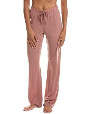 Hanro Natural Wear Drawstring Wool-blend Lounge Pant - Pink