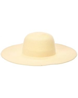 Bruno Magli Packable Floppy Brim Sun Hat - Natural