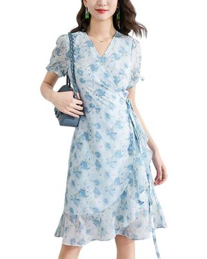 ONEBUYE Dress - Blue