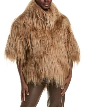 Michael Kors Longhair Goat Jumper - Brown