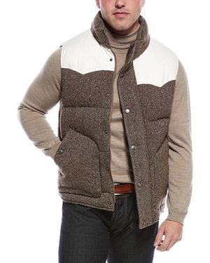 Brunello Cucinelli Wool & Cashmere-blend Vest - Grey