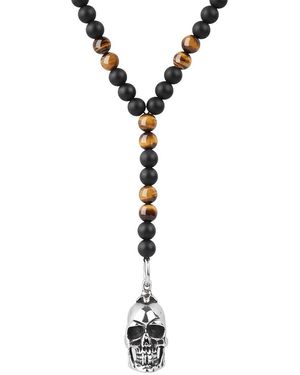 Stephen Oliver Silver Plated 0.32 Ct. Tw. Gemstone Necklace - Metallic