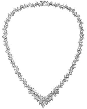 Genevive Jewelry Silver Necklace - Metallic