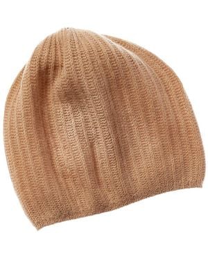 Portolano Slouchy Cashmere Hat - Brown