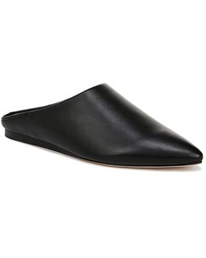 Vince Cay Slip On-B Leather Mule - Black