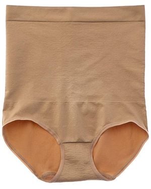 Yummie High-Waist Brief - Brown
