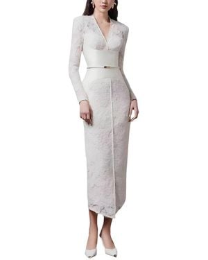 Silvia Rufino Midi Dress - White