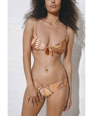 Mara Hoffman Carla Bikini Top - Brown