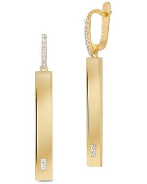 Reiss 14K 0.15 Ct. Tw. Diamond Earrings - White
