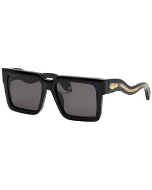 Roberto Cavalli Philipp Plein 55Mm Sunglasses - Black