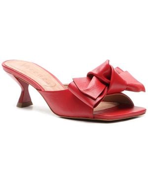 Vicenza Maia Leather Sandal - Red