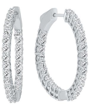 Diamond Select Cuts 14K 2.00 Ct. Tw. Diamond Earrings - White