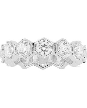 Glaze Jewelry Cz Ring - White