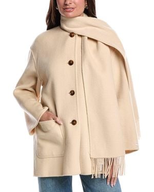 Marella Rally Wool-blend Coat - Natural
